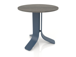 Кофейный стол Ø50 (Grey blue, DEKTON Radium)