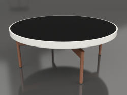 Round coffee table Ø90x36 (Agate gray, DEKTON Domoos)