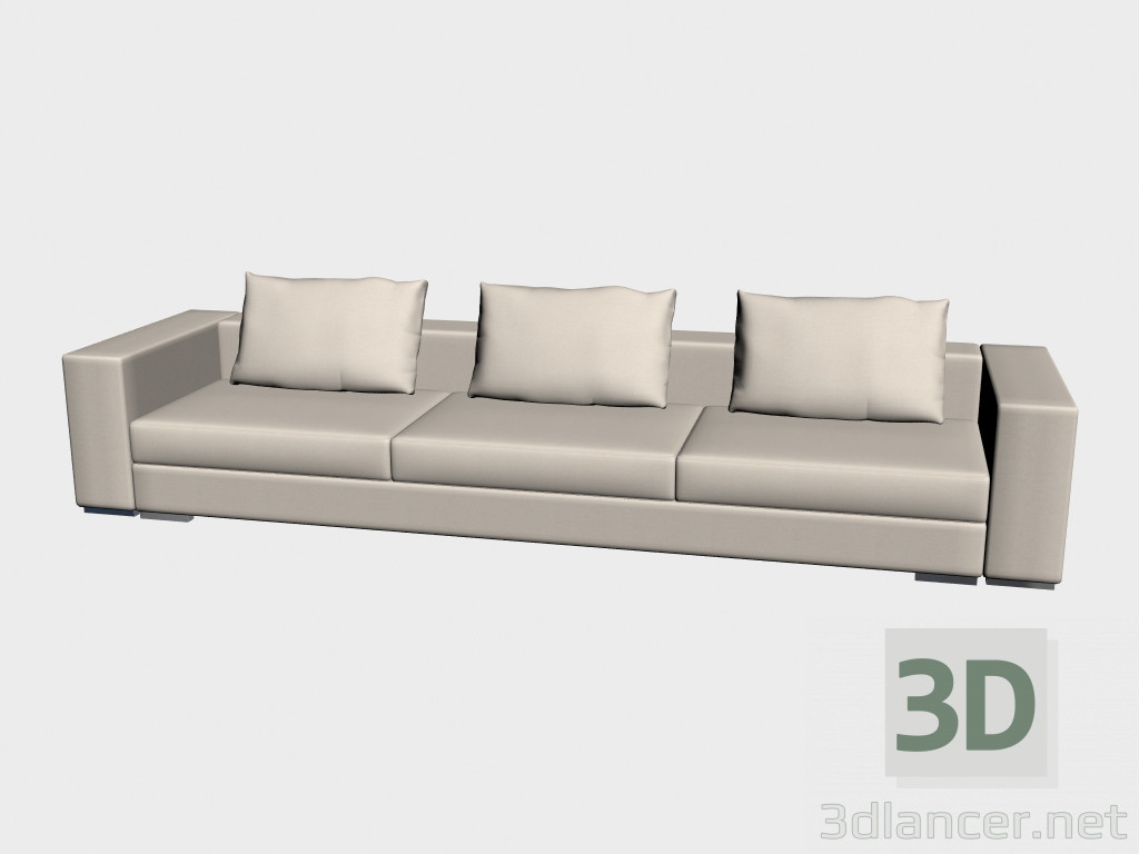 modello 3D Divano Infiniti (348х97) - anteprima