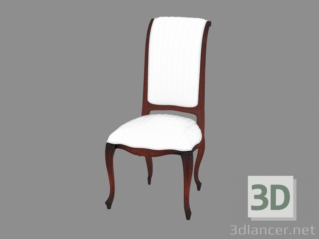 modèle 3D Chaise à manger en style classique 413 - preview