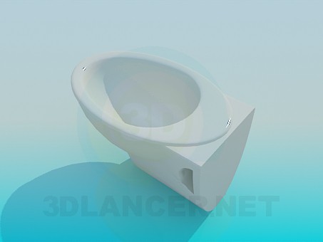 3d модель Биде – превью 3d модель Биде – превью