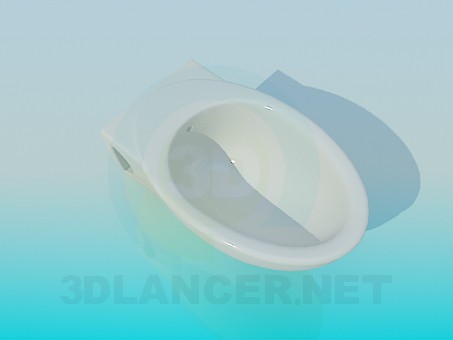 3d модель Биде – превью 3d модель Биде – превью