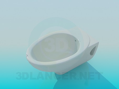 3d модель Биде – превью 3d модель Биде – превью