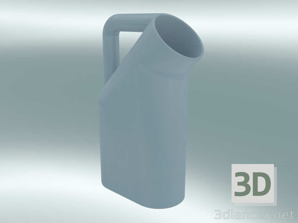 3D Modell Dekantierbottich (hellblau) - Vorschau