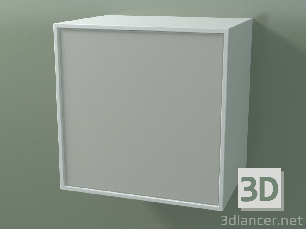 3d model Caja (8AUACA03, Glacier White C01, HPL P02, L 48, P 36, H 48 cm) - vista previa