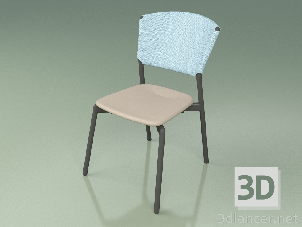 3D Modell Stuhl 020 (Metal Smoke, Sky, Polyurethanharz Maulwurf) - Vorschau