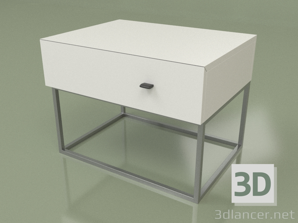 modello 3D Comodino Lf 200 (Bianco) - anteprima