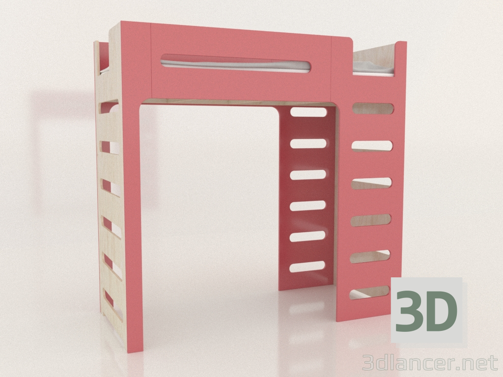 modèle 3D Lit mezzanine MOVE GR (FEMGR1) - preview