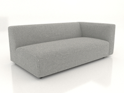 Módulo de sofá para 2 personas (XL) 183x100 con reposabrazos a la derecha