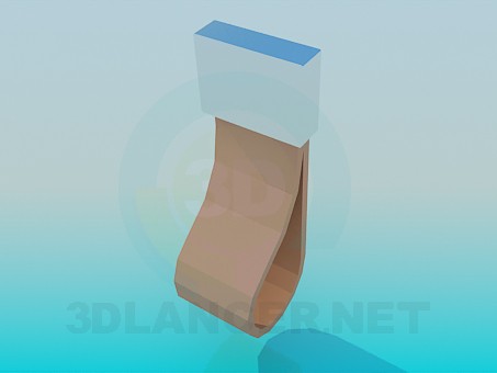3d model Leather Handle - preview 3d model Leather Handle - preview