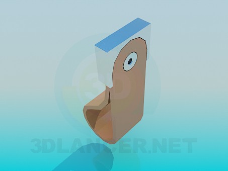 3d model Leather Handle - preview 3d model Leather Handle - preview