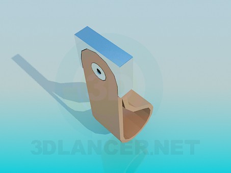 3d model Leather Handle - preview 3d model Leather Handle - preview