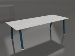 Mesa de comedor 250 (Gris azul, DEKTON)