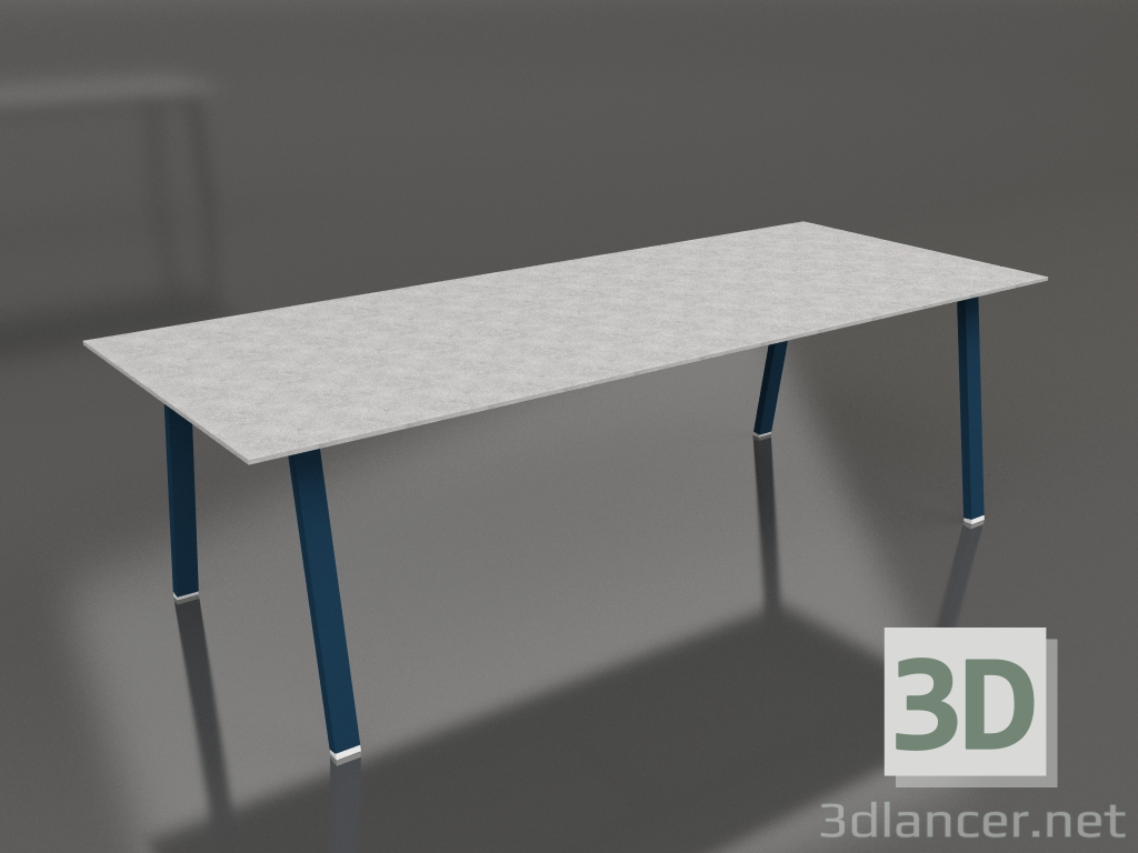 Modelo 3d Mesa de jantar 250 (azul cinza, DEKTON) - preview