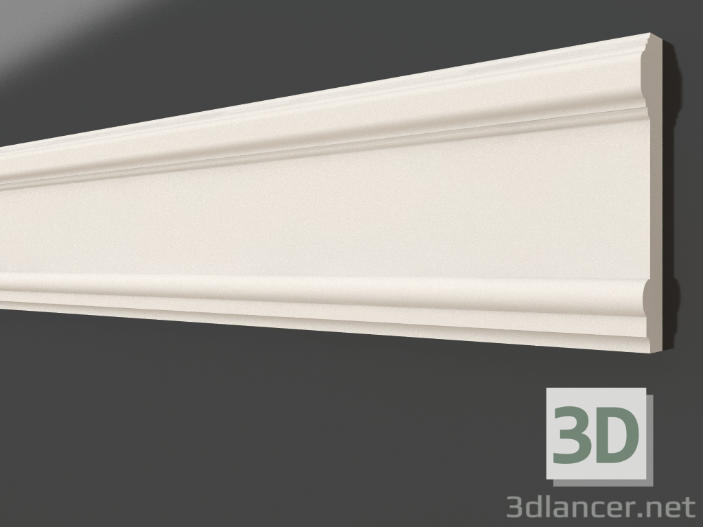 3d model Plaster molding LG 101 1 (100x18) - preview