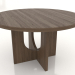 3d model Dining table ROUND Ø 1300 mm (lightened ash walnut) - preview