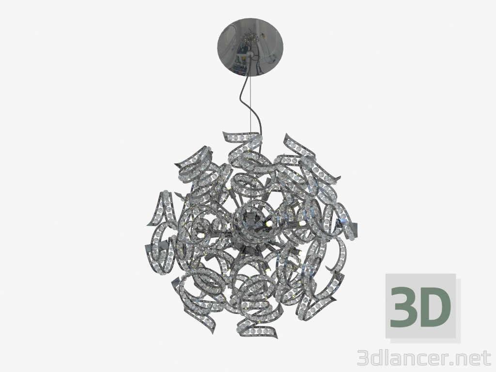 modello 3D Lampadario pendente Spider (742194) - anteprima