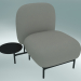3d model Isole Modular Seat System (NN1, high back seat with round table on the right) - preview