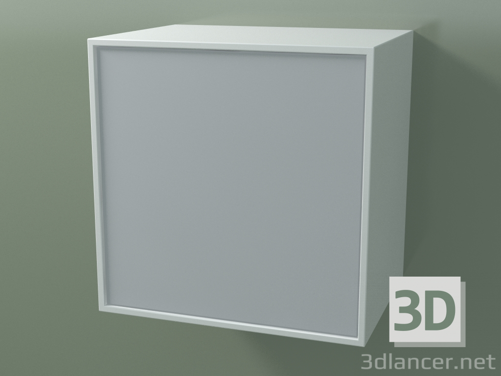 3d model Caja (8AUACA03, Glacier White C01, HPL P03, L 48, P 36, H 48 cm) - vista previa