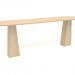 modèle 3D Table RT 10 (2200x500x750, bois blanc) - preview