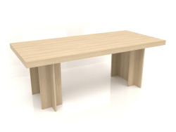 Mesa de comedor DT 14 (2200x1000x796, madera blanca)