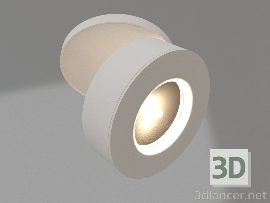 3D Modell Lampe LGD-MONA-BUILT-R100-12W Weiß5000 (WH, 24 Grad) - Vorschau