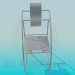 3d model Futuristic chair - preview