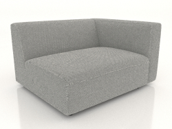 Sofa module 1 seater (XL) 103x100 with an armrest on the right