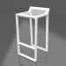 3d model High stool with a low back (White) - preview