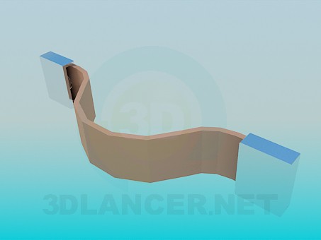 3d model Leather Handle - preview 3d model Leather Handle - preview
