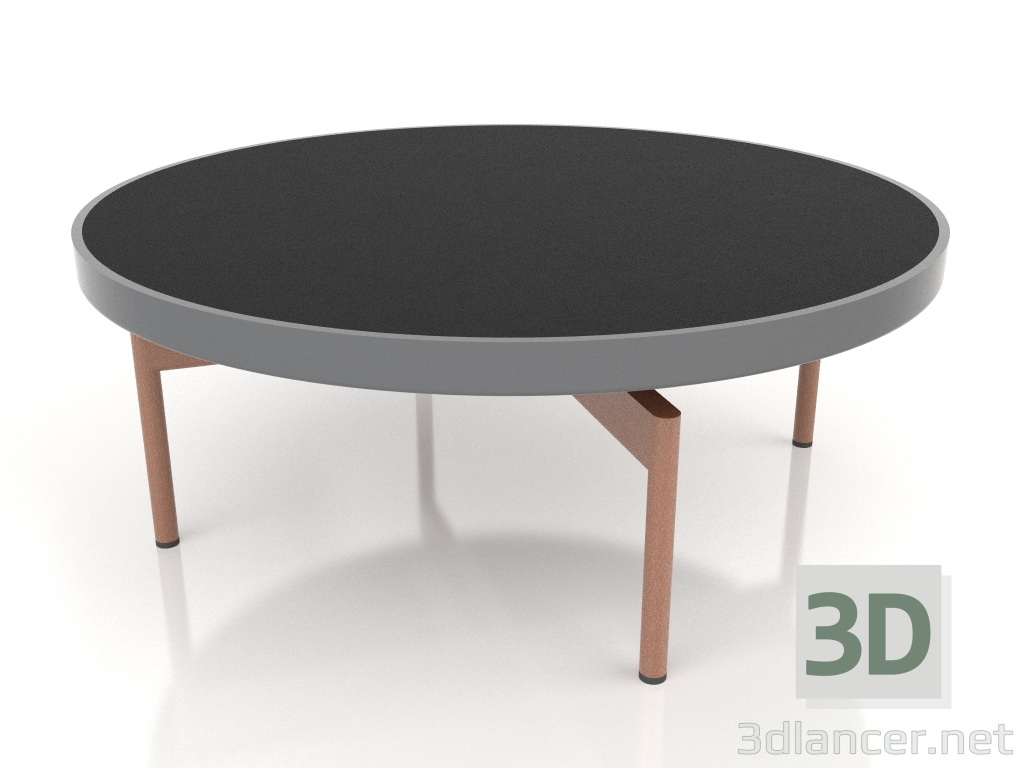 3d model Round coffee table Ø90x36 (Anthracite, DEKTON Domoos) - preview