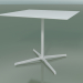 3d model Square table 5551 (H 72.5 - 89x89 cm, White, V12) - preview