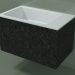 3d model Wall-mounted washbasin (02R132102, Nero Assoluto M03, L 60, P 36, H 36 cm) - preview