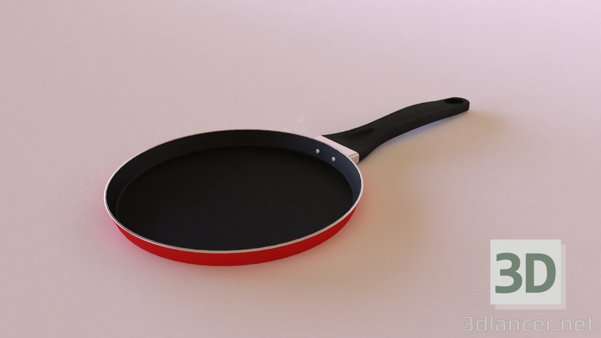 3d Frying Pan model buy - render