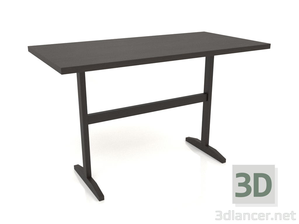 Modelo 3d Mesa de trabalho RT 12 (1200x600x750, madeira castanha escura) - preview