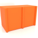 3D Modell Buffet MW 05 (1260x667x798, leuchtend leuchtend orange) - Vorschau