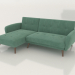 3d model Corner sofa bed Christy (left, turquoise) - preview