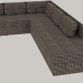 3d Corner sofa - transformer model buy - render