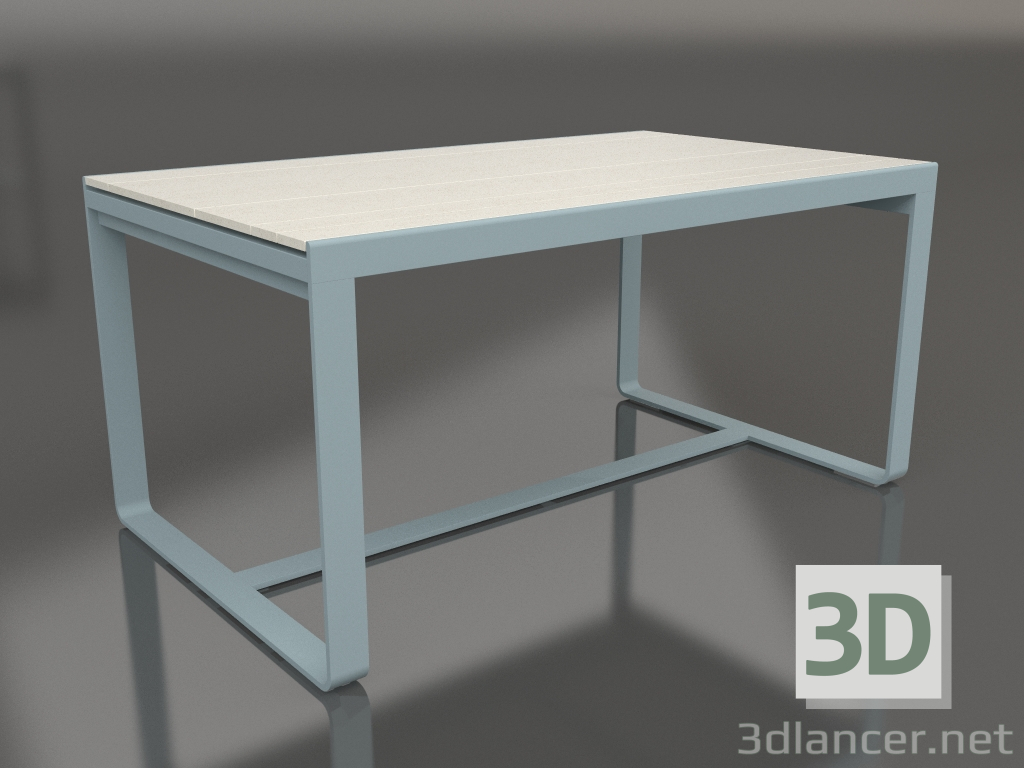 3d model Dining table 150 (DEKTON Danae, Blue gray) - preview