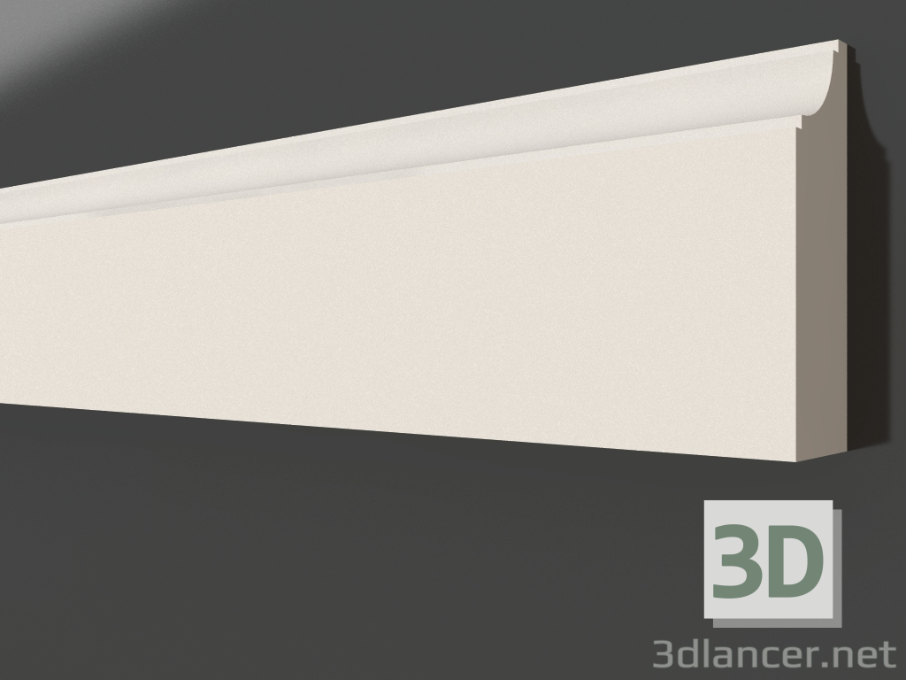 3d model Moldura de escayola LG 102 (80x25) - vista previa