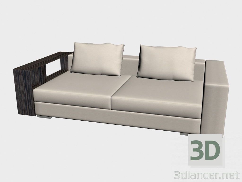3d model Infiniti Sofa (with shelves, 248x124) - preview