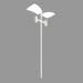 modello 3D Lampione stradale SLOT VELA DOUBLE (S3974 + S2836_150W + 70W_HIT) - anteprima