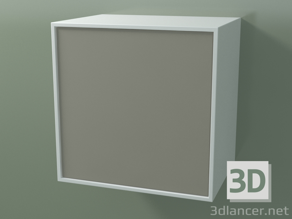 3D Modell Box (8AUACA03, Gletscherweiß C01, HPL P04, L 48, P 36, H 48 cm) - Vorschau