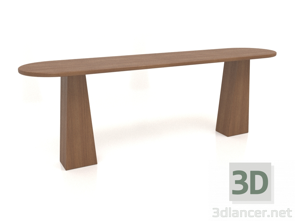 modello 3D Tavolo RT 10 (2200x500x750, legno marrone chiaro) - anteprima