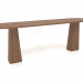 modèle 3D Table RT 10 (2200x500x750, bois brun clair) - preview