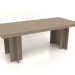 modello 3D Tavolo da pranzo DT 14 (2200x1000x796, grigio legno) - anteprima