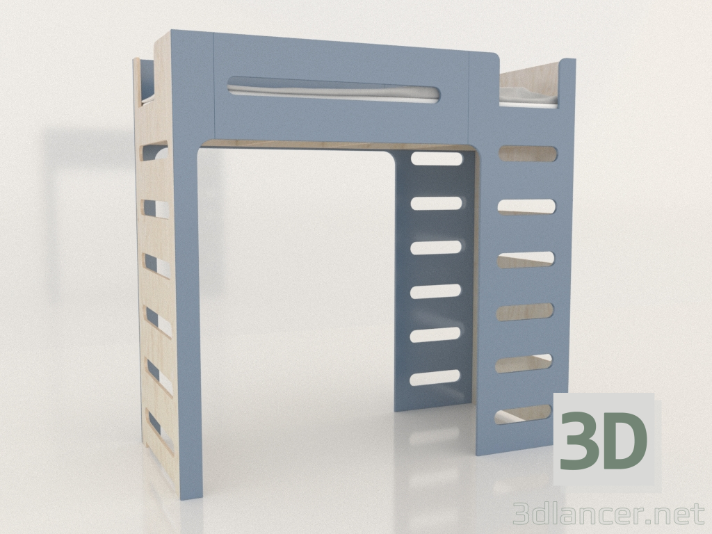 modèle 3D Lit mezzanine MOVE GR (FAMGR1) - preview