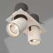 modello 3D Lampada LGD-PULL-S100x200-2x10W Day4000 (WH, 20 gradi) - anteprima