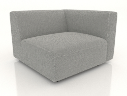 Sofa module 1 seater (XL) 83x100 with an armrest on the right