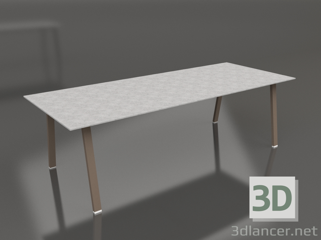 Modelo 3d Mesa de jantar 250 (Bronze, DEKTON) - preview